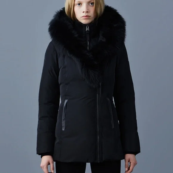 MACKAGE ADALI-BX BLACK S - BRAND NEW LADIES DOWN COAT - Picture 2 of 6